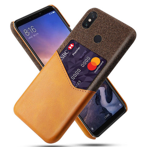 Etui pour Xiaomi Mi Max 3 Mix 2s 3 fentes pour cartes housse pour Xiaomi Pocophone f1 Poco F1 F2 PRO X3 NFC X2 Mi Play max3 Capa ► Photo 1/6