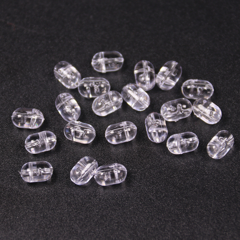 Perles de pêche transparentes en plastique flottantes, 100 pièces, accessoires de plate-forme ► Photo 1/6