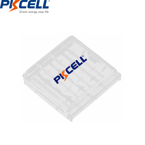 Boîte portative en plastique de boîtier de support de PKCELL pour la batterie Rechargeable/primaire d'aa AAA ► Photo 1/4