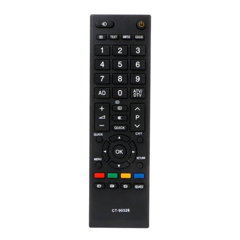 Télécommande Tv pour Toshiba Tv anglais télécommande Ct-90326 Portable sans fil Tv télécommande bouton sensible ► Photo 1/6