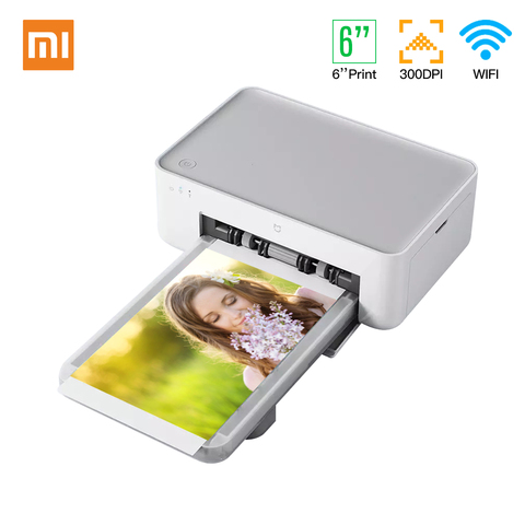 Xiaomi Mijia Mi imprimante Photo 6 pouces Sublimation thermique finement restaurer la vraie couleur Auto plusieurs sans fil à distance imprimante Portable ► Photo 1/6