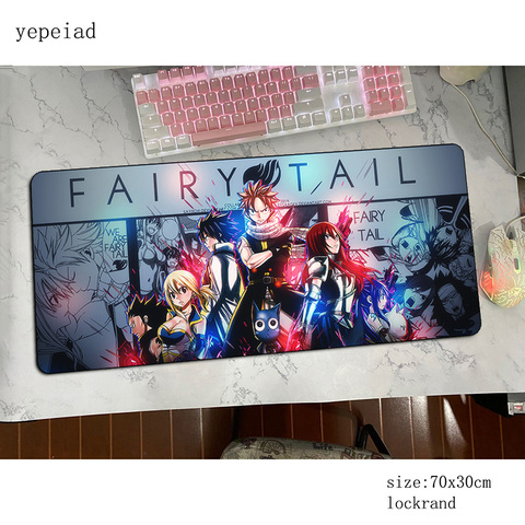 Tapis de souris Fairy Tail 3d, accessoire ergonomique pour ordinateur de bureau gamer, 700x300x3mm, parfait comme cadeau d'halloween ► Photo 1/5