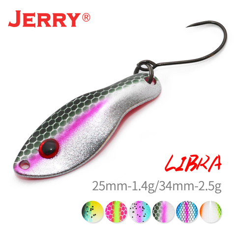 Jerry ultra-léger leurre Mini truite cuillères 1.4g, 2.5g flottant Wobbler Spinner appât UV couleur pêche cuillères Finesse pêche ► Photo 1/6