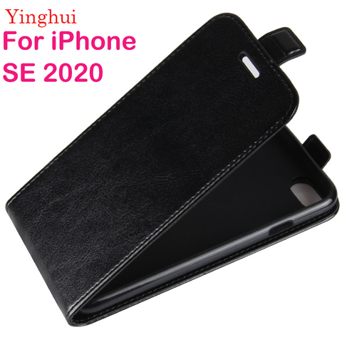 Pour iPhone SE 2022 étui à rabat en cuir étui pour iPhone 12 12 poro max haute qualité portefeuille Vertical étui en cuir pour iPhone 6 7/8 x ► Photo 1/6