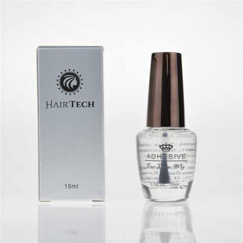 Colle adhésive transparente pour perruque, 0.5 Oz, 15 ml, pour toupet ► Photo 1/4