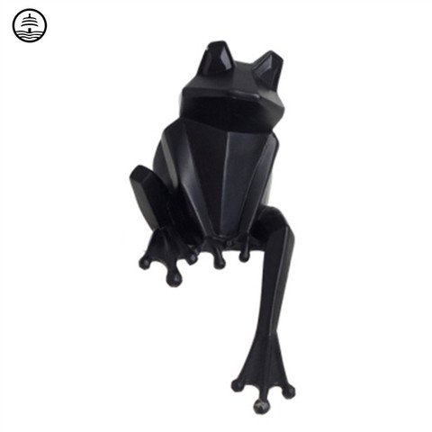 Nordique créatif résine Origami grenouille Sculpture Vintage grenouille Statue décor à la maison artisanat résine Animal Figurine A1566 ► Photo 1/6