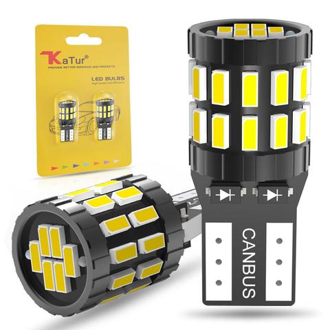 2 pièces W5W T10 ampoule LED Canbus pour feux de Position de stationnement de voiture lumière intérieure pour BMW VW Mercedes Audi A3 8P A4 6B BMW E60 E90 ► Photo 1/6
