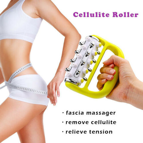 Cellulite masseur rouleau 1pc bleu D gros contrôle rouleau jambe Abdomen cou fesse rapide Anti Cellulite lifting outils rouleau ► Photo 1/6