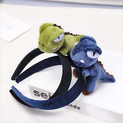Bandeau serre-tête dinosaure enfants | Mignon amusant, bande de cheveux, pour filles, accessoires pour femmes, bandeau pour cheveux ► Photo 1/6