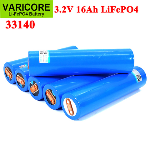 Batterie lifepo4 3.2v, 33140 V, 15ah, 3.2v, pour bricolage, 4s 12V, 24V, 36V, 48v, 20ah, 30ah, pour vélo et scooter électrique ► Photo 1/1