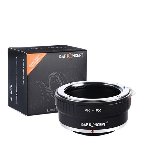 K & F Concept adaptateur pour monture Pentax K lentille à Fujifilm X-Pro2 M1 T20 PK-FX adaptateur X-T2 X-M2 caméra X-T20 X-T3 X-30 X-E1.X-T1 ► Photo 1/1