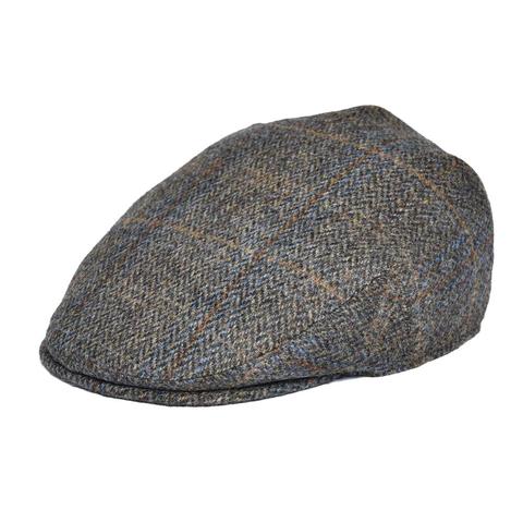 100% laine lierre casquette à chevrons casquettes plates Tweed Scally chapeau Bunnet Paddy Dai coupe-fromage chapeaux de conduite ► Photo 1/6