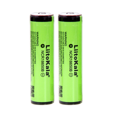 Liitokala – batterie Lithium 18650 3400mAh 3.7V, pour lampes de poche, panneau de protection, 1-20 pièces ► Photo 1/4
