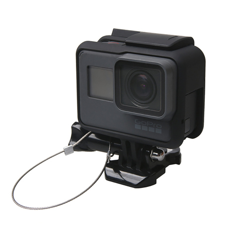 Lanière d'attache en acier inoxydable, 60cm, pour Xiaomi yi 4K Gopro Hero 9 8 7 6 5 4 3 SJCAM sj4000 Eken H9 H8, accessoires de caméra d'action ► Photo 1/6