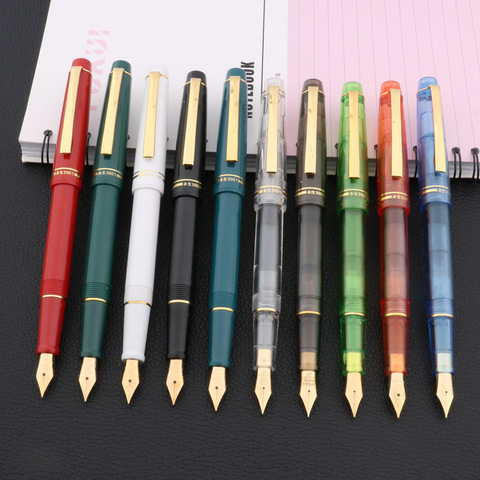 Stylo à encre 3001 de qualité supérieure, marque de luxe, spinning en plastique, nouveau stylo à encre EF 0.38mm, fournitures scolaires et de bureau pour étudiants ► Photo 1/6