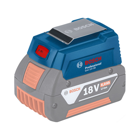 Bosch GAA 18V-24 Bosch outils électriques adaptateur batterie externe alimentation batterie convertisseur USB ► Photo 1/6