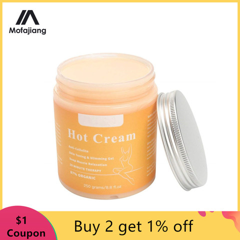 Crème amincissante, Massage pour le corps, Anti-Cellulite, brûleur de graisses, perte de poids, raffermissement de la peau, modelage du corps, 250g ► Photo 1/6