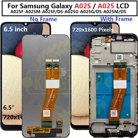 Écran tactile LCD avec châssis, pour Samsung Galaxy A02s A025 m A025F/DS A025G/DS A025M ► Photo 1/6