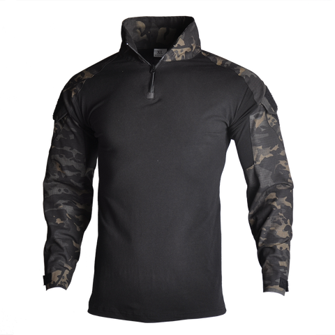 Chemises tactiques d'extérieur Airsoft, uniforme militaire de Camouflage, vêtements, combinaison pour hommes, vêtements militaires US, chemise de Combat + pantalon Cargo ► Photo 1/6