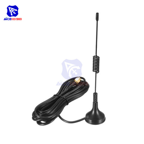 Diymore – antenne omnidirectionnelle GSM GPRS WCDMA 5dBi RG174 3m, câble SMA mâle, adaptateur multi-fréquence 824-2170MHz 2G 3G ► Photo 1/5