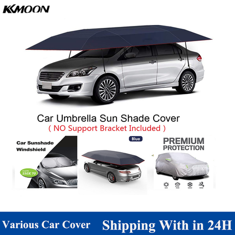 KKMOON 4.2*2.1M Portable Oxford extérieur voiture véhicule tente voiture parapluie soleil ombre couverture tissu Polyester couvre bâche de voiture automatique ► Photo 1/1