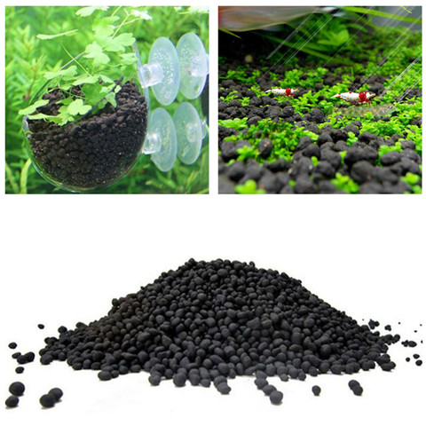 Substrat de fertilité pour Aquarium, sol pour Aquarium, gravier pour Aquarium, Aquarium, mousse d'eau ou pelouse pour Aquarium, 50-500g ► Photo 1/6