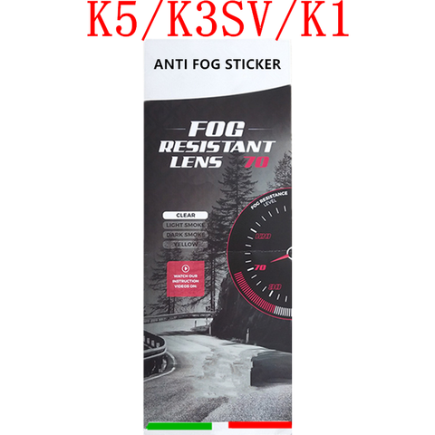 Film Anti-buée pour K5 K3SV K1 casques visière Anti-buée autocollant complet casque de moto accessoires et pièces K5 casque de moto ► Photo 1/6