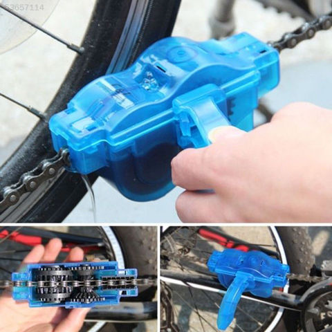 Nettoyeur de chaînes de vélo Portable, Machine de nettoyage, VTT brosses de nettoyage pour vtt, Kit de lavage pour cyclisme, outils pour sport de plein air ► Photo 1/6