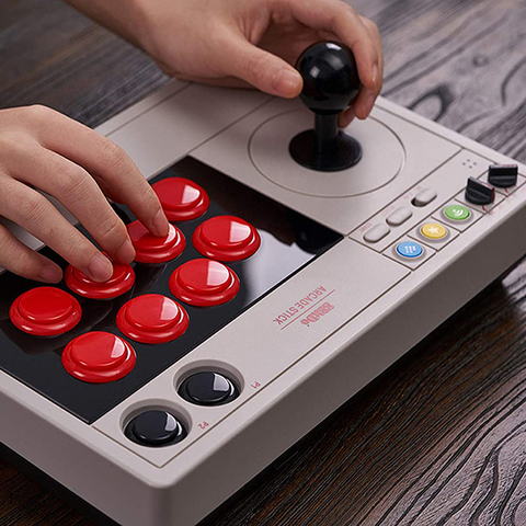 8Bitdo Arcade Stick Joystick logiciel ultime Turbo Bluetooth & 2.4G et connectivité filaire pour commutateur et Windows ► Photo 1/6