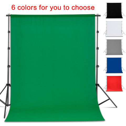 Fond de photographie toile de fond lisse mousseline coton vert écran Chromakey Cromakey fond tissu pour Photo Studio vidéo ► Photo 1/6