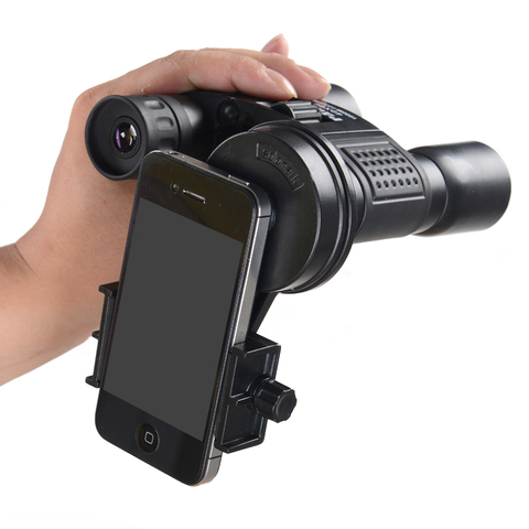 Mini Portable Zoom télescope pince caméra téléphone Portable monoculaire support détachable 0-6 pouces et 22-48mm Vision prisme portée # ND ► Photo 1/6