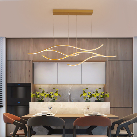 Plafonnier suspendu au design créatif et moderne, luminaire décoratif d'intérieur, idéal pour un salon, une cuisine, une salle à manger, un Bar, LED, 90/LED V, 260 ► Photo 1/6