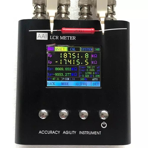 0.05% LCR mètre numérique électrique pont composant testeur 50Hz-100/200/300khz PCB en ligne testeur embarqué + 2000mAh batterie ► Photo 1/6