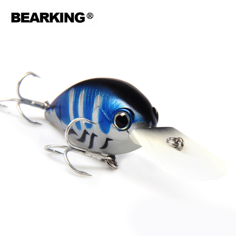 Bearking 5 pcs/lot professionnel de pêche leurre manivelle différentes couleurs chaque lot, manivelle 65mm et 16g plongée 2.5-3.2 m livraison gratuite ► Photo 1/2