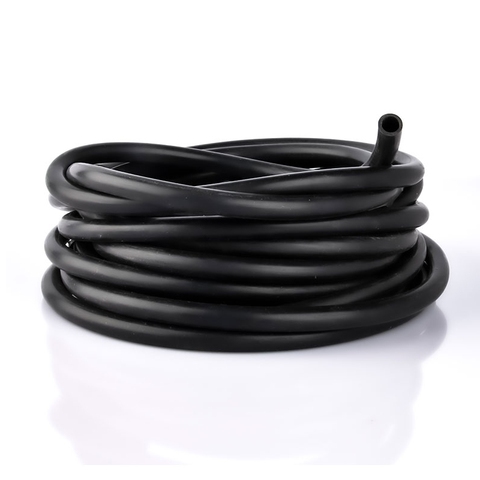 1 mètre 1mm 2mm 3mm 4mm 5mm 6mm 7mm 8mm 9mm 10mm ID tuyau en caoutchouc noir tuyau Flexible en Silicone souple pour pompe à Air d'aquarium ► Photo 1/4