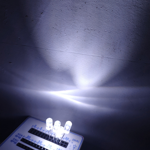 Diodes LED scintillantes de 5mm, 50 pièces, lumière claire, 2 broches ► Photo 1/4