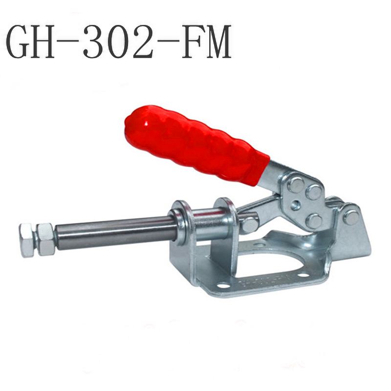 1 pièces GH-302-FM 136 kg pince à bascule à dégagement rapide Action va-et-vient pinces de Type Vertical/Horizontal outil à main pour le travail du bois ► Photo 1/5