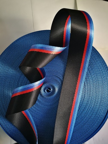 Sangle de ceinture de sécurité de voiture multicolore 3M-30M sangle de ceinture de sécurité de Modification personnalisée de voiture Standard européen pour accessoires Bmw ► Photo 1/6