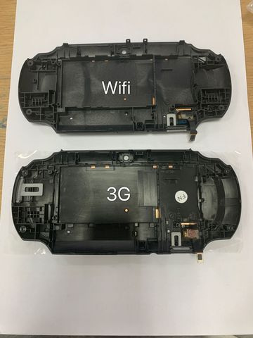 Coque arrière OEM pour psvita 1000, panneau tactile noir pour boîtier de console 3G ou WIFI ► Photo 1/2