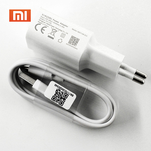 Xiaomi – chargeur 5V 2A, adaptateur, câble de données Micro USB type-c pour Mi 8 9 SE lite A1 A2 5 6 9t Redmi 4 4X 5 Plus 6 4X Note 5 4 ► Photo 1/6