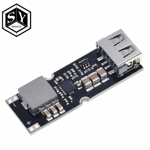 Carte de Module d'alimentation Boost de batterie au Lithium à cellule unique, 3.7V 4.2V litre 5V 9V 12V USB téléphone portable Charge rapide QC2.0 QC3.0 TPS61088 ► Photo 1/6