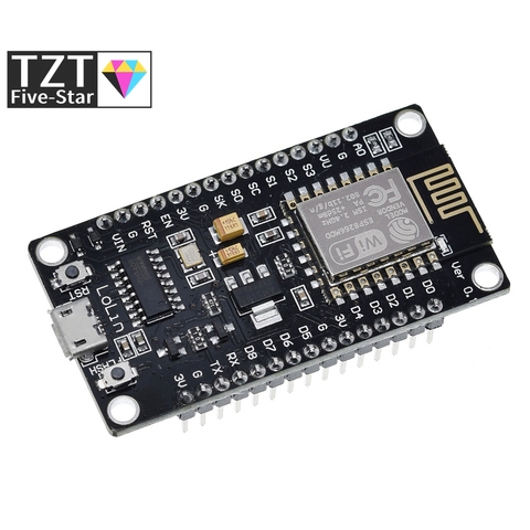 Module sans fil NodeMcu v3 CH340 Lua WIFI carte de développement d'internet des objets ESP8266 avec antenne pcb et port usb pour Arduino ► Photo 1/6