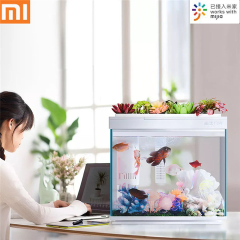 Xiaomi – aquarium modulaire intelligent AI, salon, petit bureau, nourrir automatiquement l'aquarium, édition d'exploration ► Photo 1/6