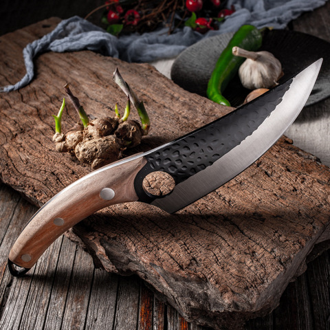 Couteau à désosser de 6 pouces couteaux de Chef serbes forgés à la main couteau de cuisine de boucher ► Photo 1/6