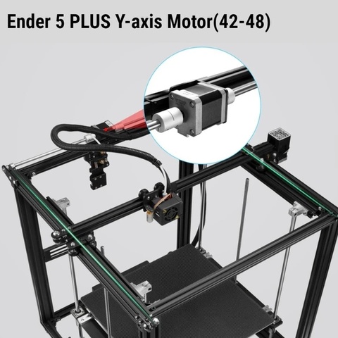 Ender 5 PLUS – moteur pas à pas 42-48, Double axe Y de 48MM, extrudeuse, pour Creality Ender-5 plus, pièces d'imprimante Laser 3D CNC ► Photo 1/5