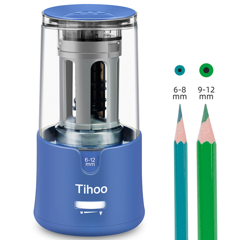 Tihoo grand taille-crayon électrique automatique résistant pour crayons de couleur mécanique pour enfants artistes papeterie ► Photo 1/6