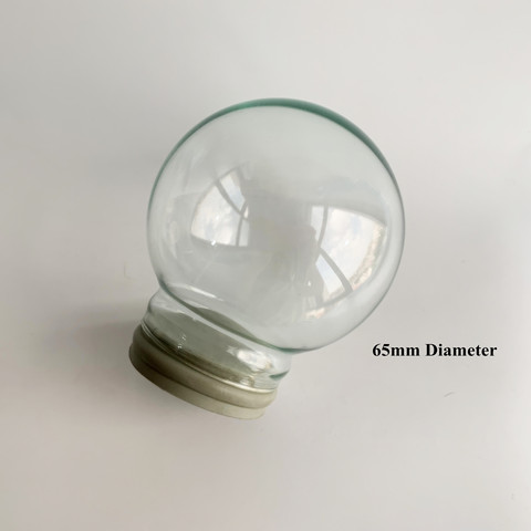 Dôme de neige en verre vide, diamètre 65mm, cadeau promotionnel, vente en gros ► Photo 1/6