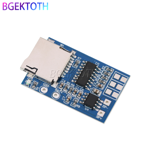 Carte TF GPD2846A, carte décodeur MP3, Module d'amplification 2W pour Module d'alimentation Arduno GM, 1 pièces ► Photo 1/6