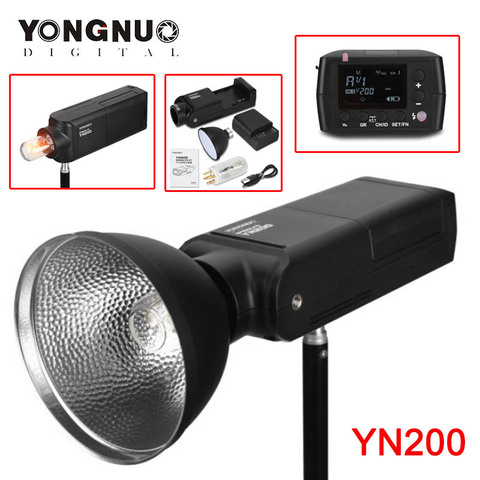 YONGNUO – lampe de Studio YN200 TTL HSS 2.4G 200W, batterie pour YN560-TX YN560-TX Pro Canon Nikon, éclairage pour vidéo et photographie ► Photo 1/6