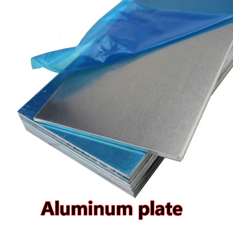 5052 plaque d'aluminium plat feuille d'aluminium bricolage épaisseur 3mm 5mm 6mm 8mm 10mm 100x100mm 100x200mm ► Photo 1/1